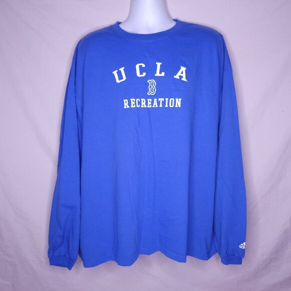 Adidas Mens UCLA Recreation T-Shirt 2XL Long-Sleeve Shirt Blue Bruins - Picture 2 of 6